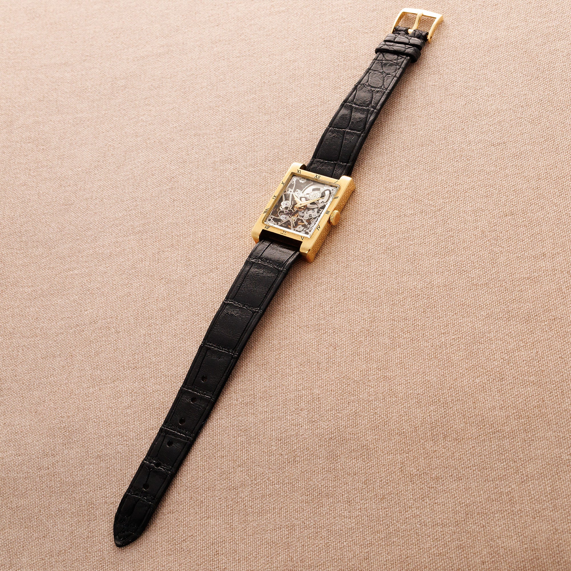 Audemars Piguet Yellow Gold Skeleton Watch Ref. 5036