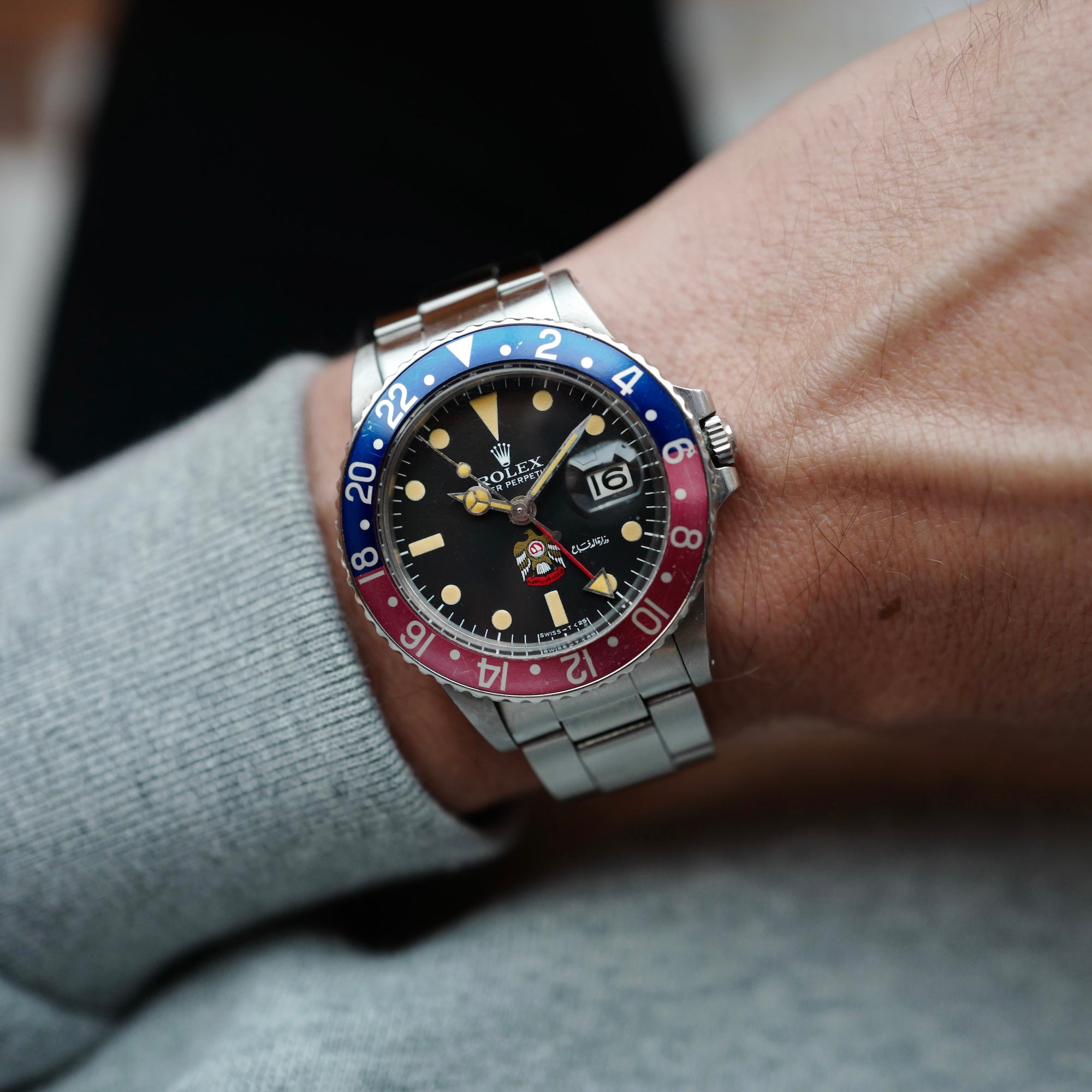 Rolex Steel GMT-Master Ref. 1675 with UAE Coat of Arms