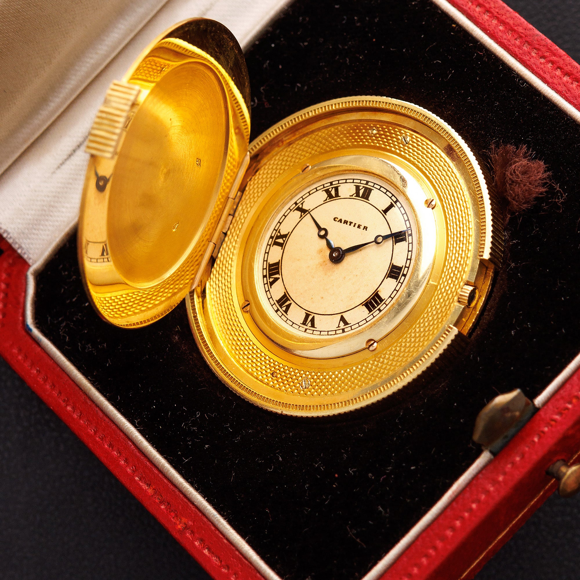 Cartier - Cartier Yellow Gold Coin Watch in Original Box, Circa 1930 - The Keystone Watches