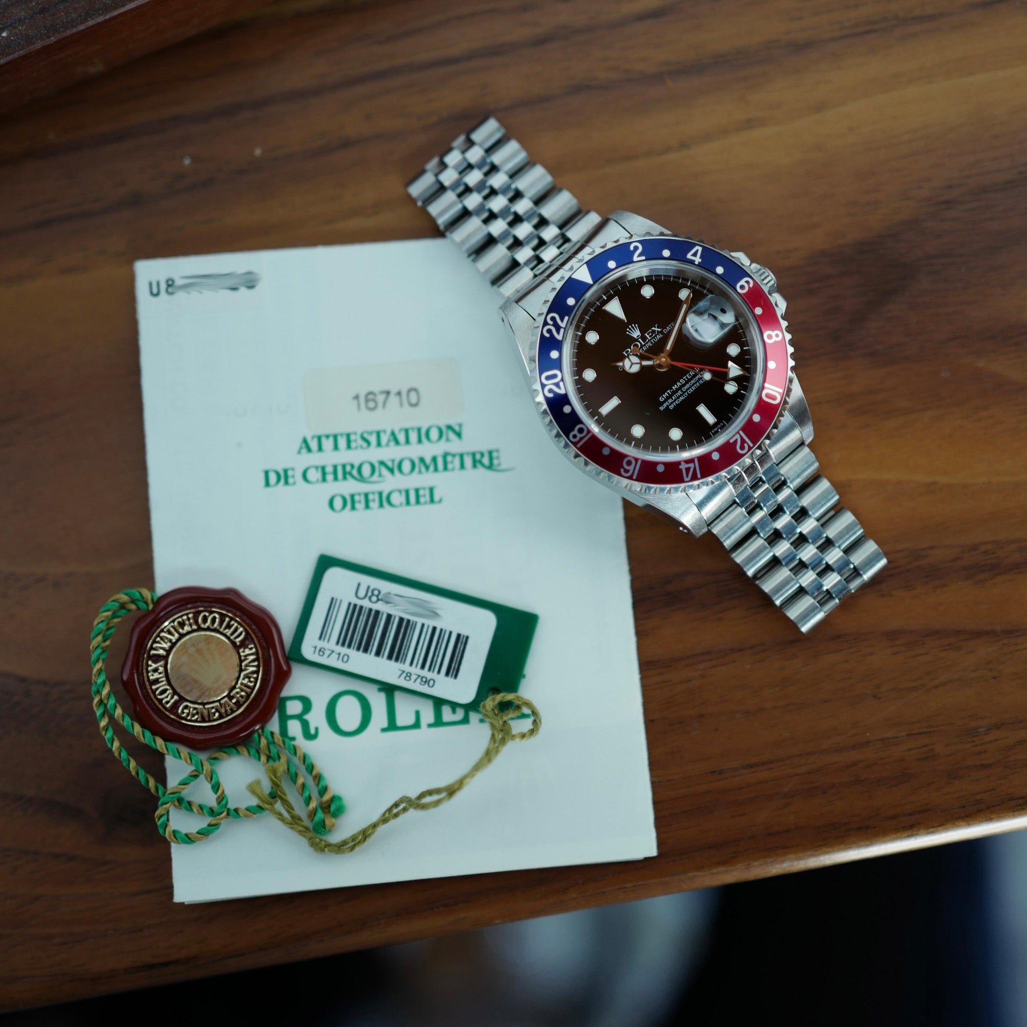 Rolex Steel Pepsi GMT-Master Ref. 16710 on Jubilee Bracelet in Top Condition (New Arrival)