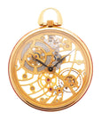 Audemars Piguet Yellow Gold Skeletonized Pocket Watch