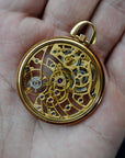 Audemars Piguet Yellow Gold Skeletonized Pocket Watch
