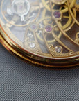 Audemars Piguet Yellow Gold Skeletonized Pocket Watch