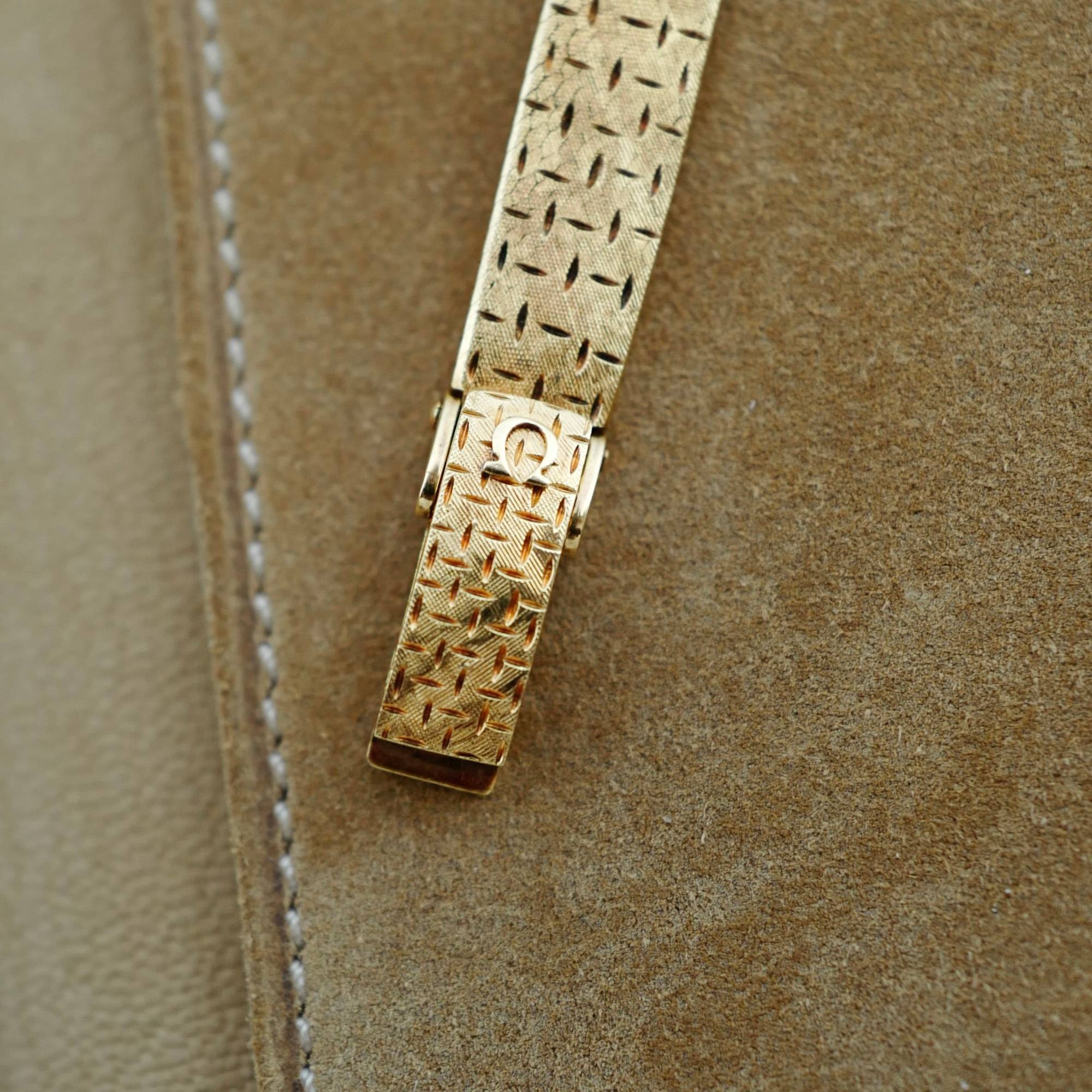 Omega - Omega Yellow Gold DeVille Watch Ref. 7257 with Turquoise Dial - The Keystone Watches