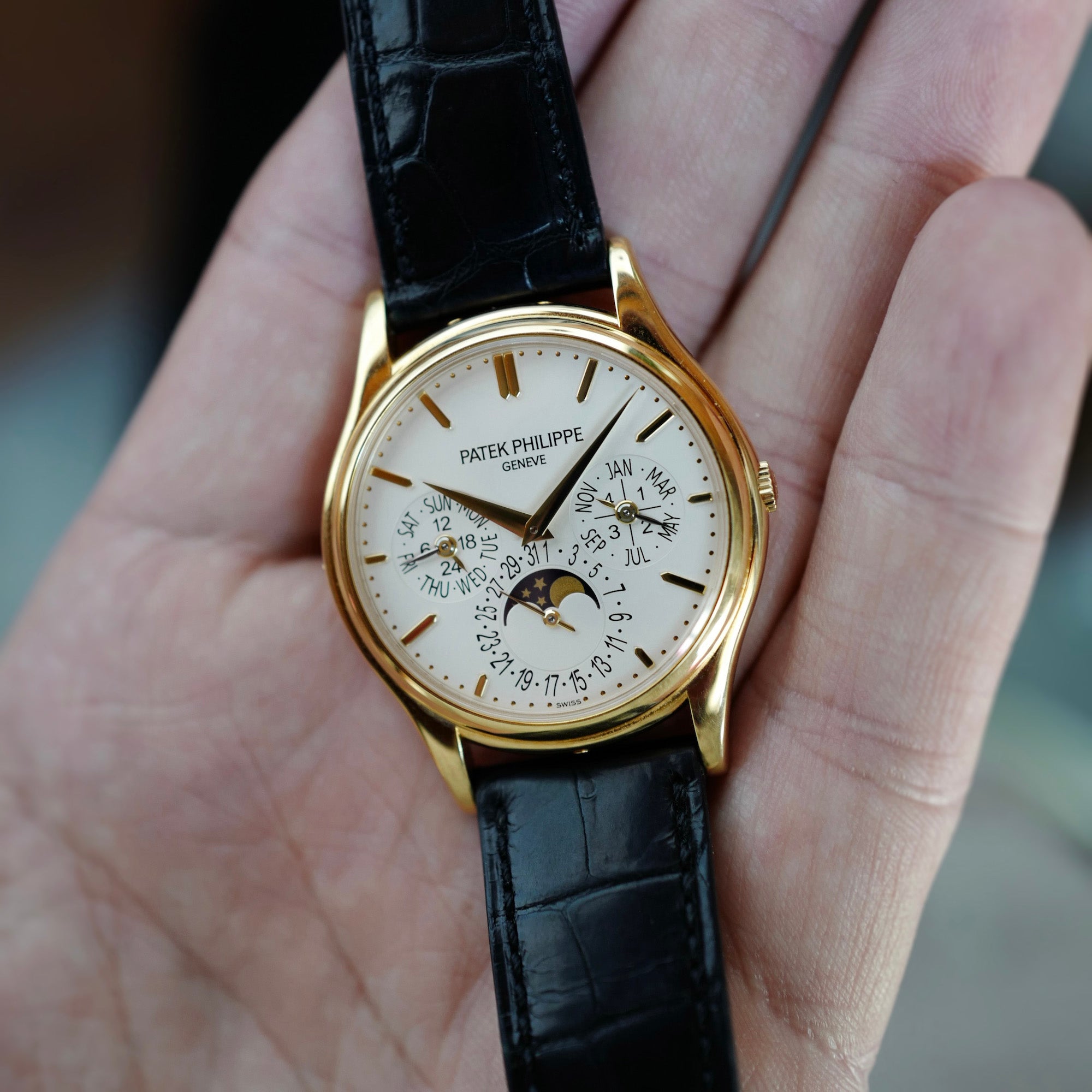 Patek Philippe Yellow Gold Perpetual Calendar Watch Ref. 5140