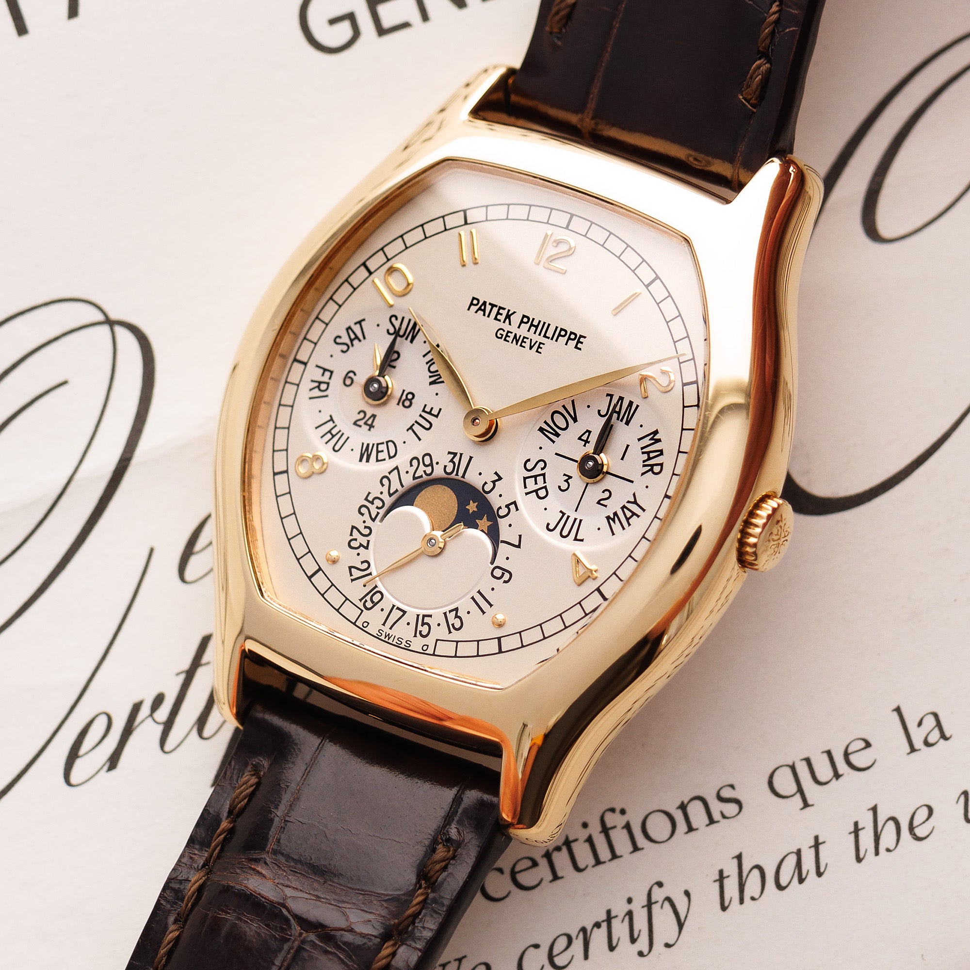 Patek Philippe Yellow Gold Perpetual Calendar Ref. 5040