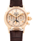Patek Philippe Rose Gold Split Seconds Perpetual Calendar Watch Ref. 5004
