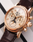 Patek Philippe Rose Gold Split Seconds Perpetual Calendar Watch Ref. 5004