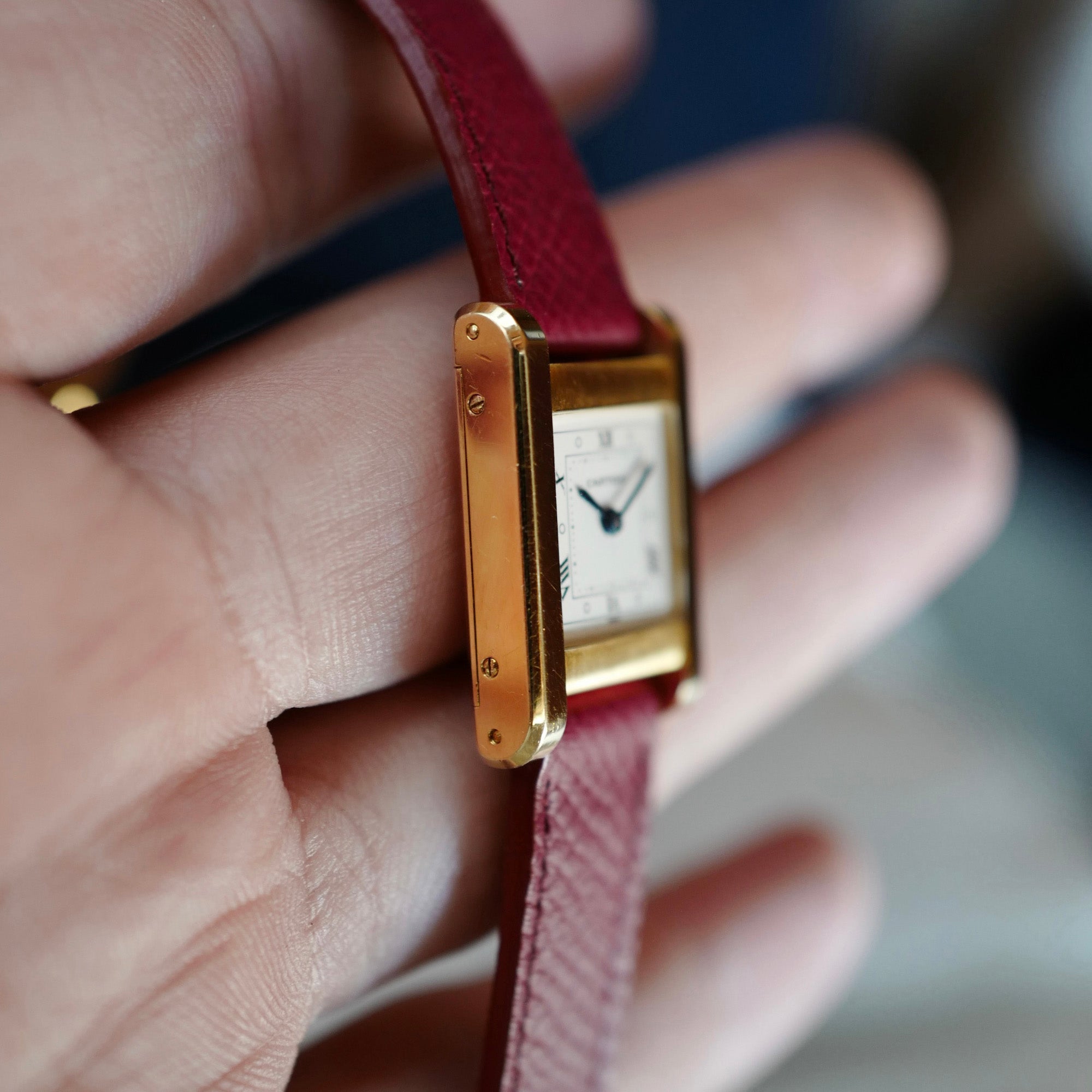 Cartier - Cartier Yellow Gold Tank Normale Watch with Rare Dial - The Keystone Watches