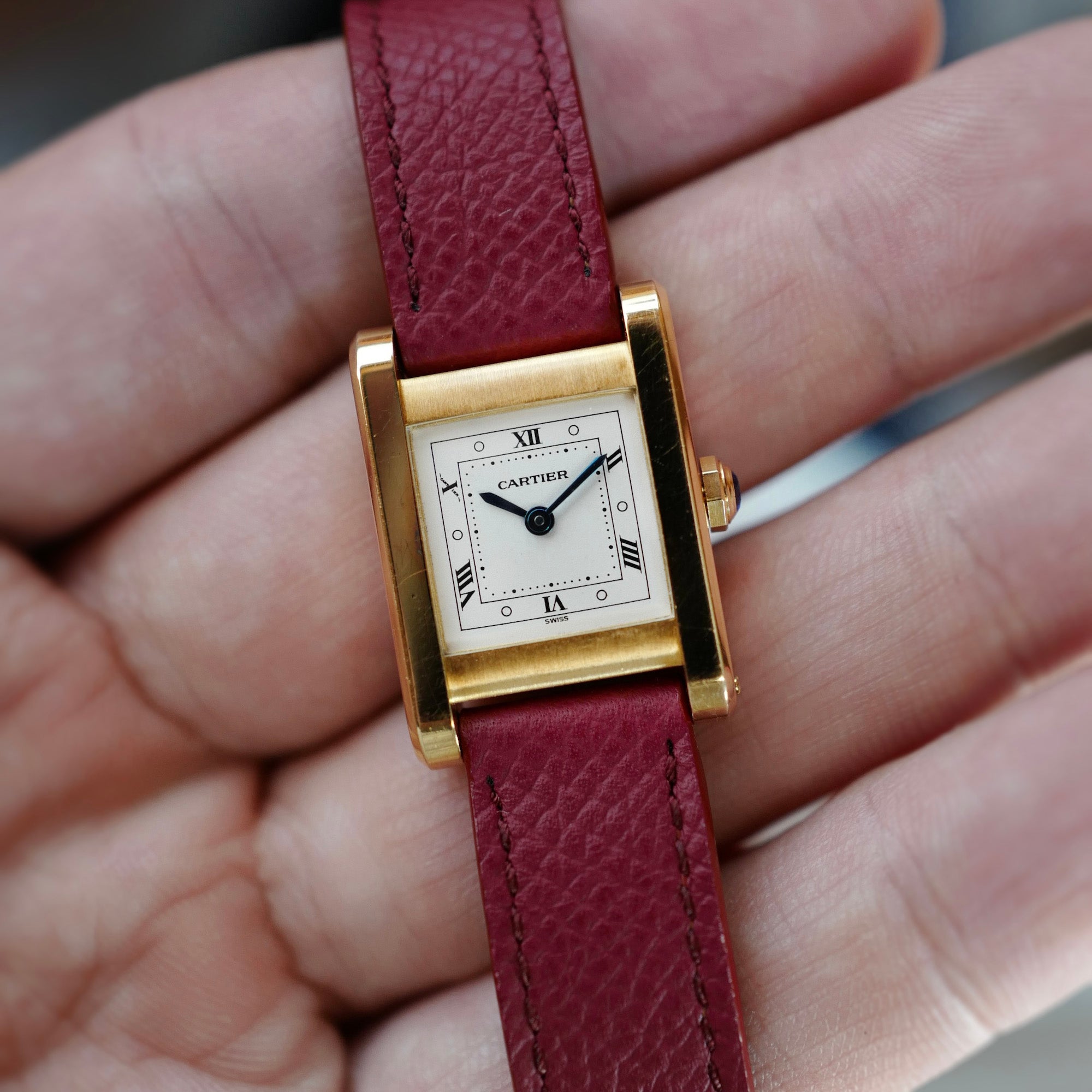 Cartier - Cartier Yellow Gold Tank Normale Watch with Rare Dial - The Keystone Watches