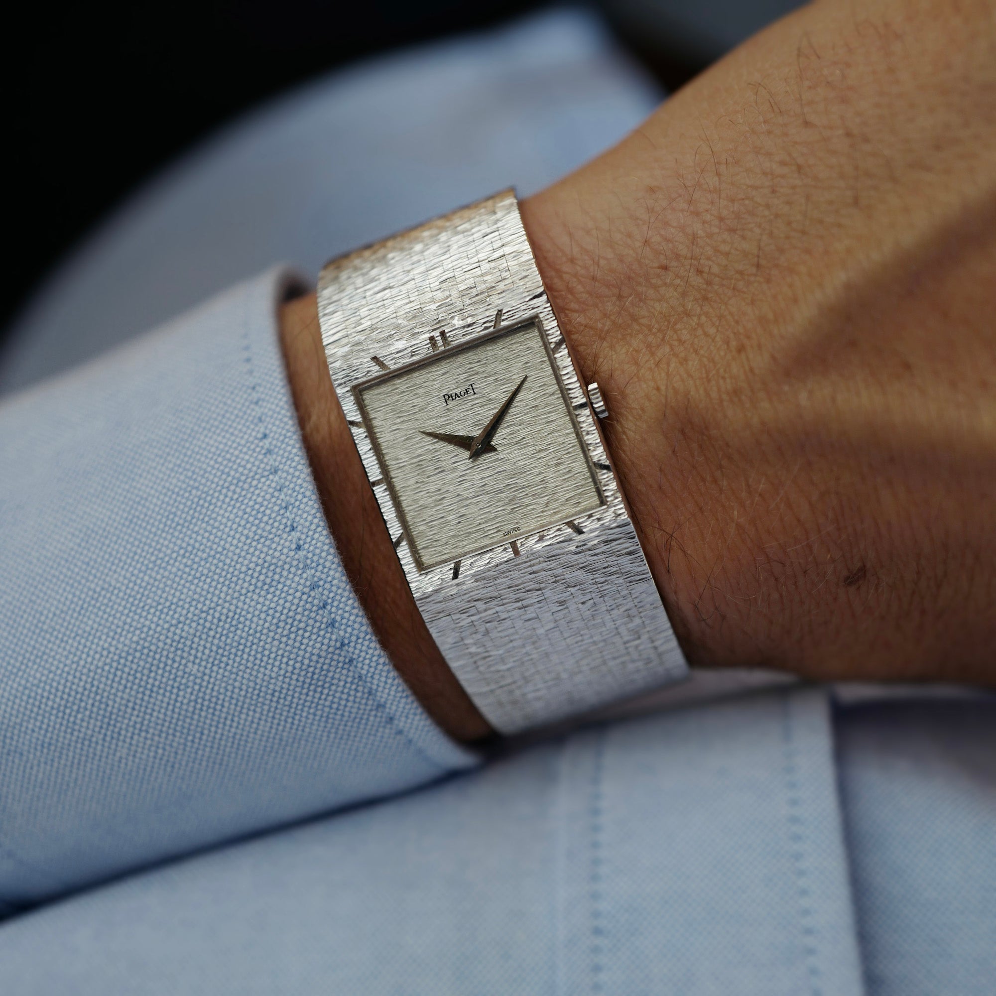 Piaget White Gold Square Watch Ref. 935 (New Arrival)