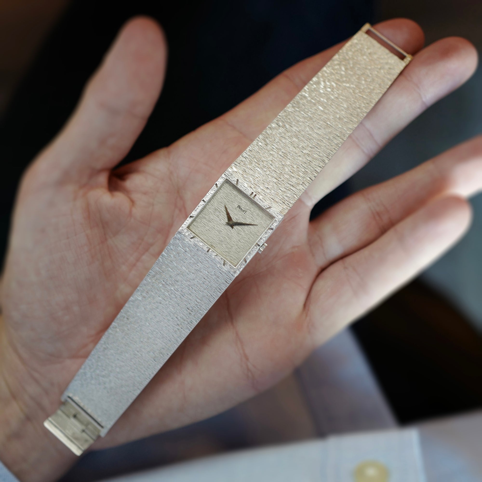 Piaget White Gold Square Watch Ref. 935 (New Arrival)