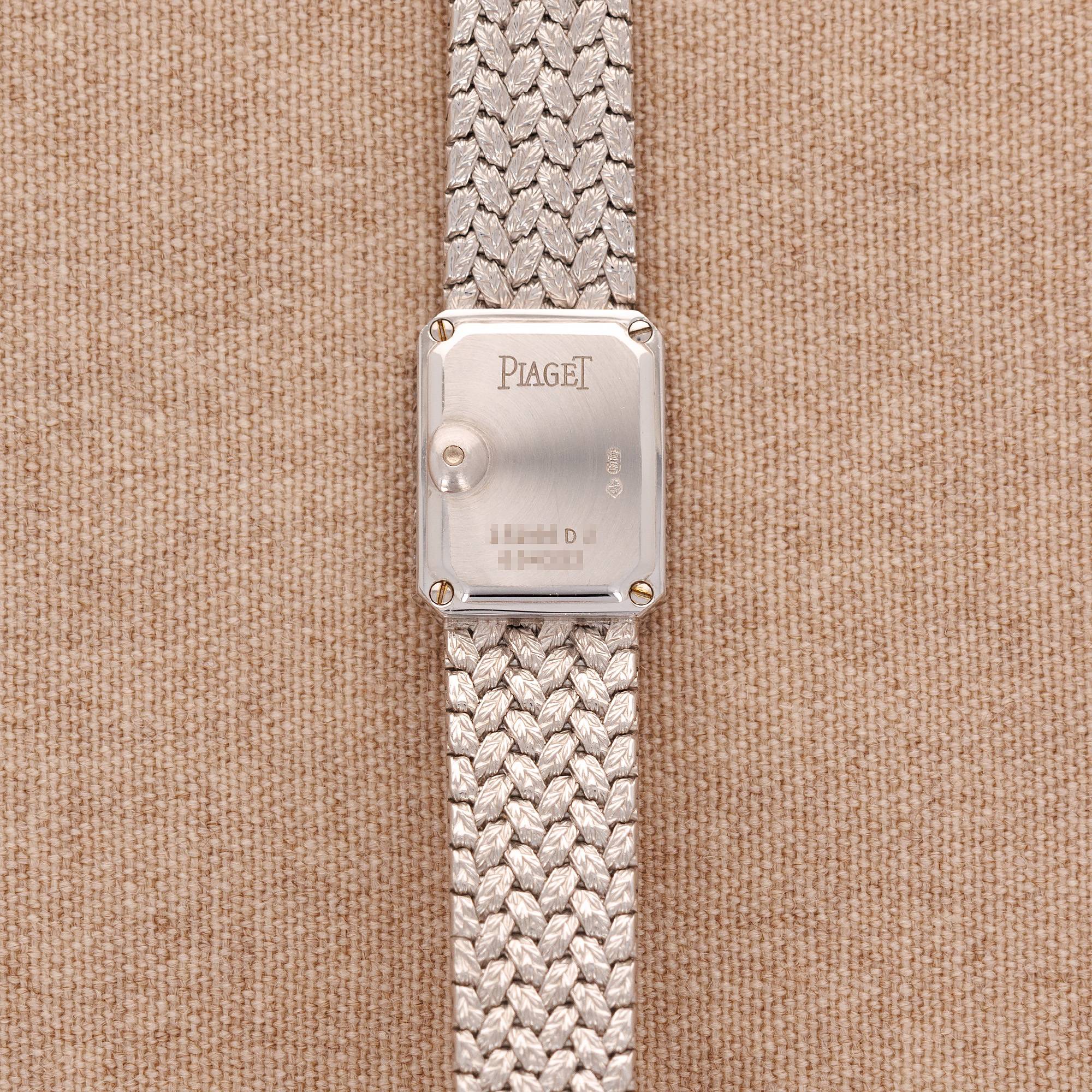 Piaget - Piaget White Gold Bracelet Watch Ref. 45244 with Opal Dial - The Keystone Watches