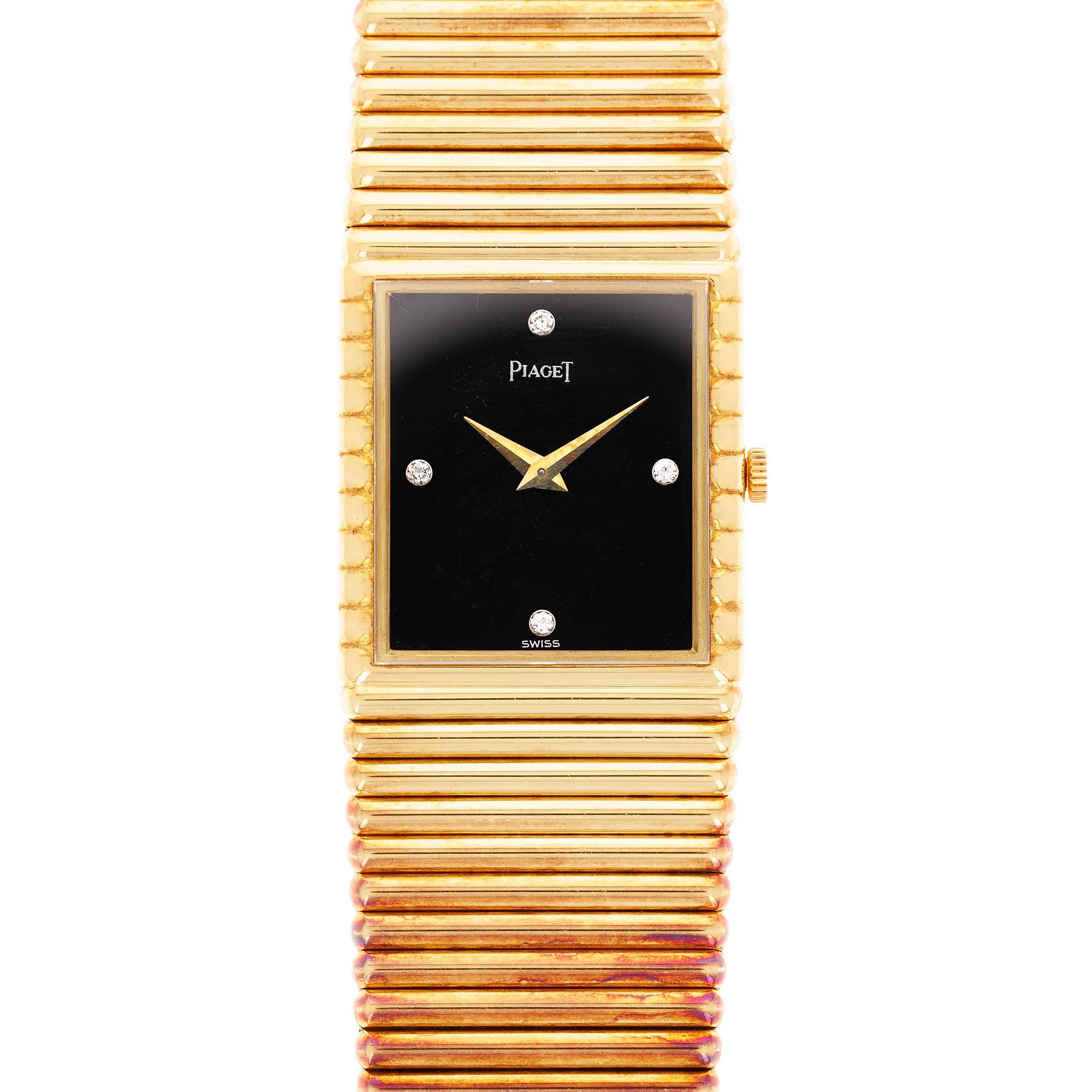 Piaget - Piaget Yellow Gold and Onyx Emperador Ref. 91490C510 - The Keystone Watches