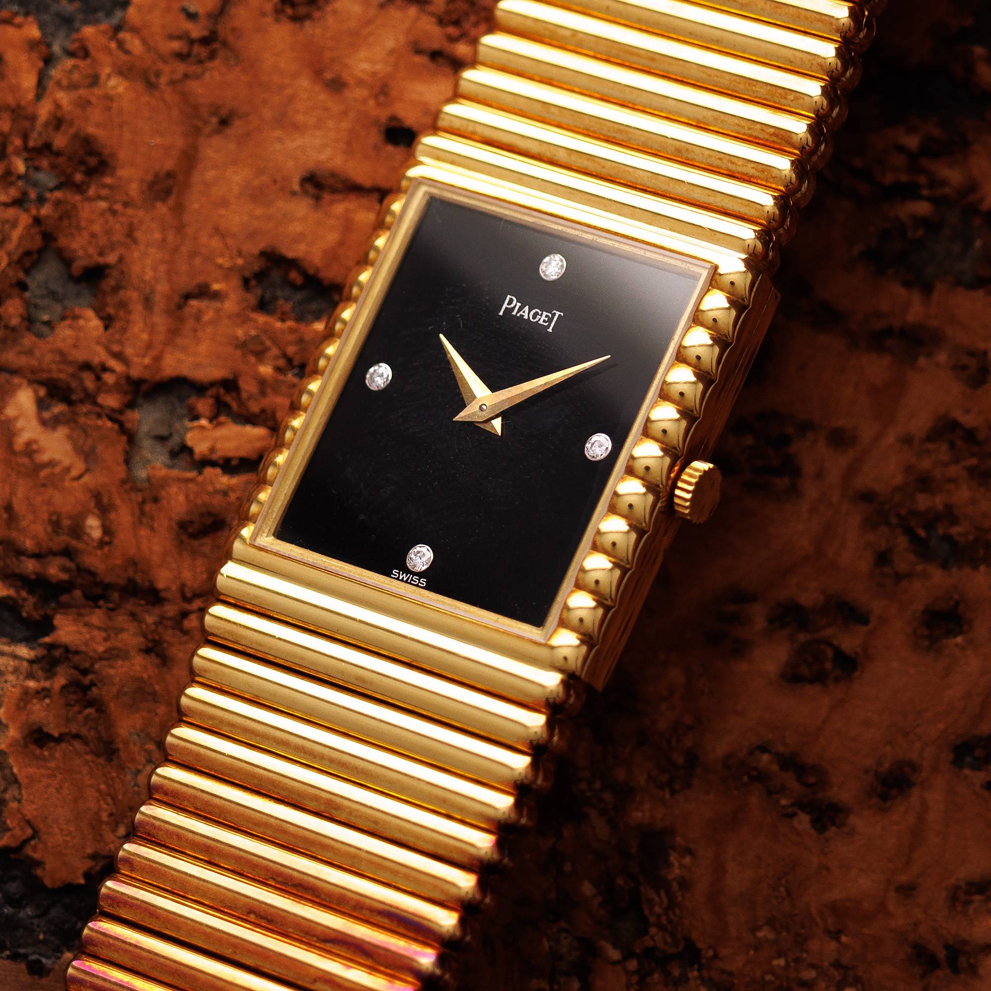 Piaget - Piaget Yellow Gold and Onyx Emperador Ref. 91490C510 - The Keystone Watches
