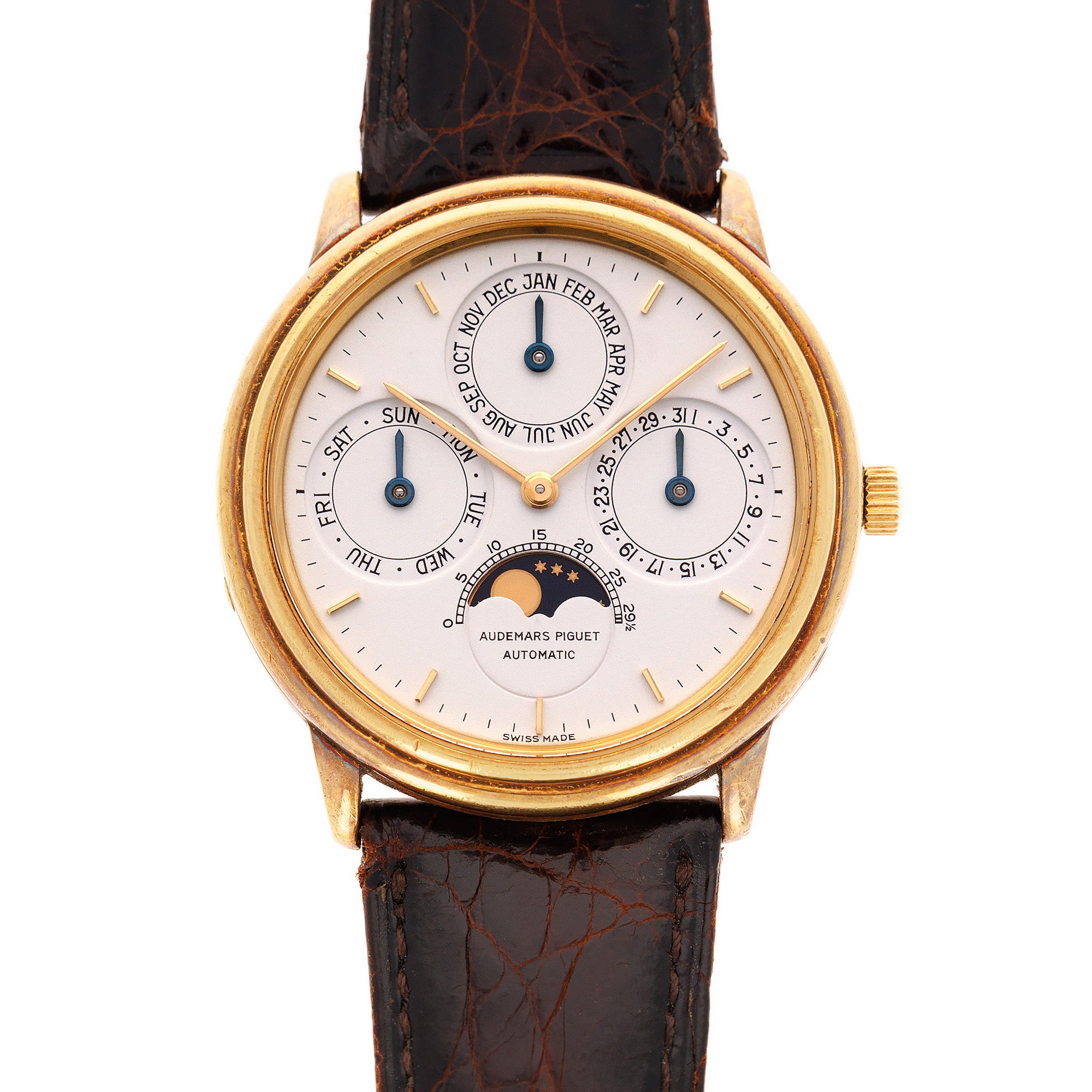 Audemars Piguet - Audemars Piguet Yellow Gold Quantieme Perpetual Ref. 25548BA - The Keystone Watches