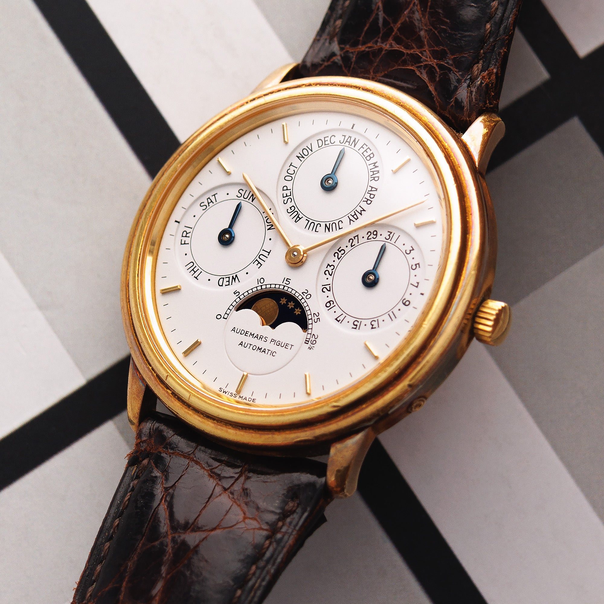 Audemars Piguet - Audemars Piguet Yellow Gold Quantieme Perpetual Ref. 25548BA - The Keystone Watches