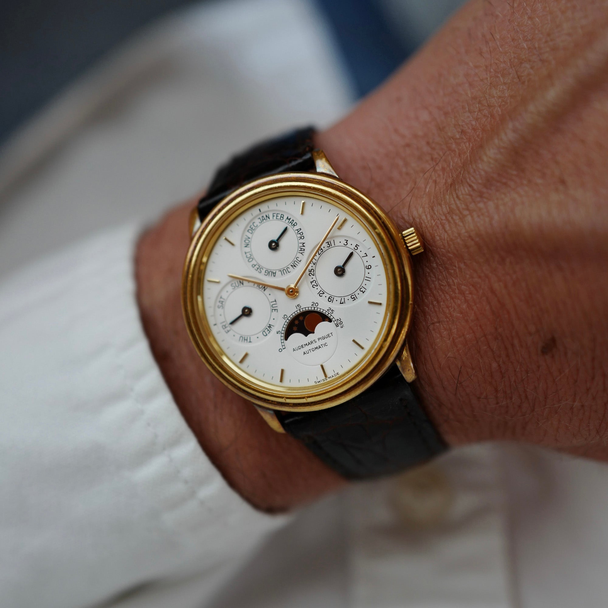 Audemars Piguet - Audemars Piguet Yellow Gold Quantieme Perpetual Ref. 25548BA - The Keystone Watches