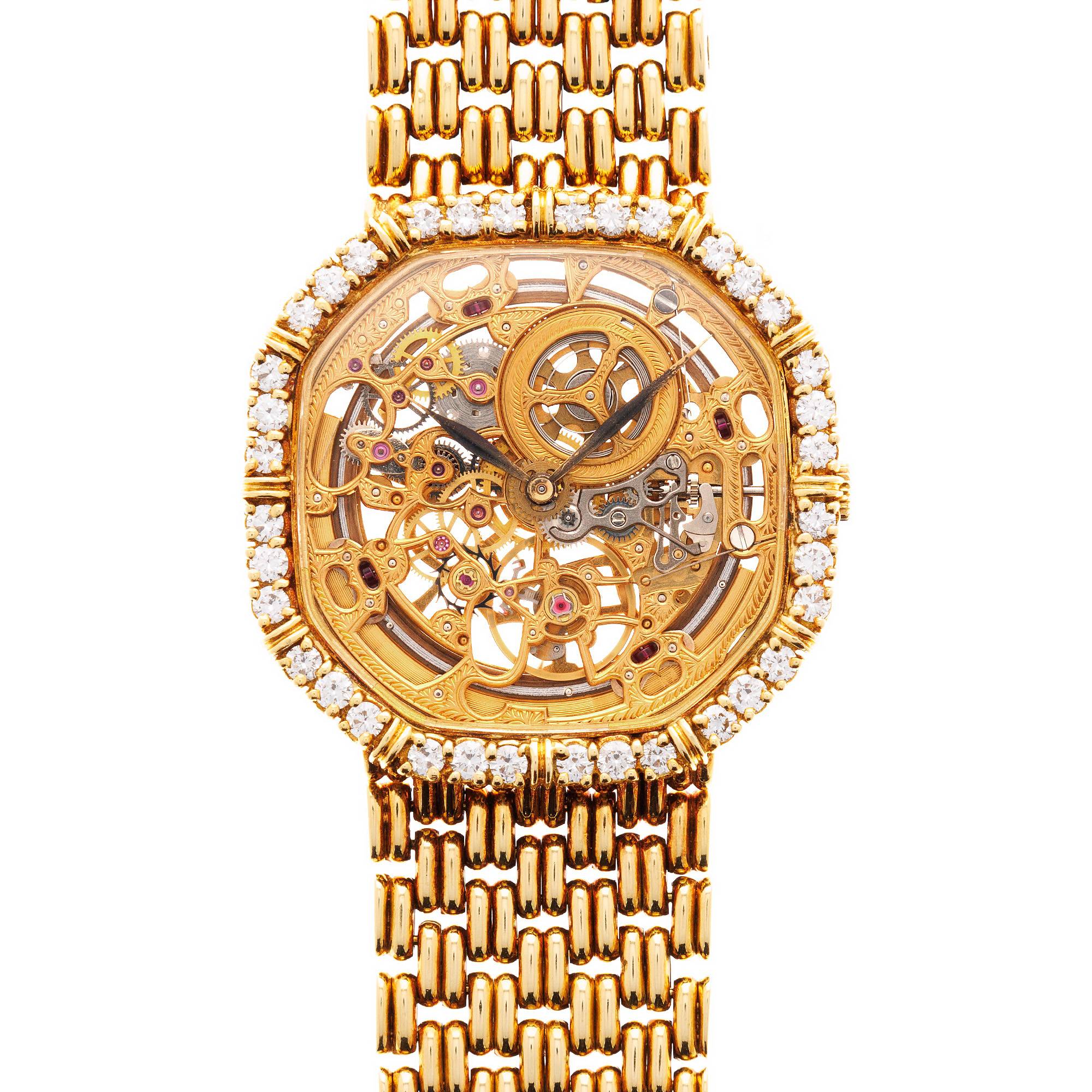Audemars Piguet - Audemars Piguet Yellow Gold Skeleton Watch Ref. BA4266 on Bracelet - The Keystone Watches
