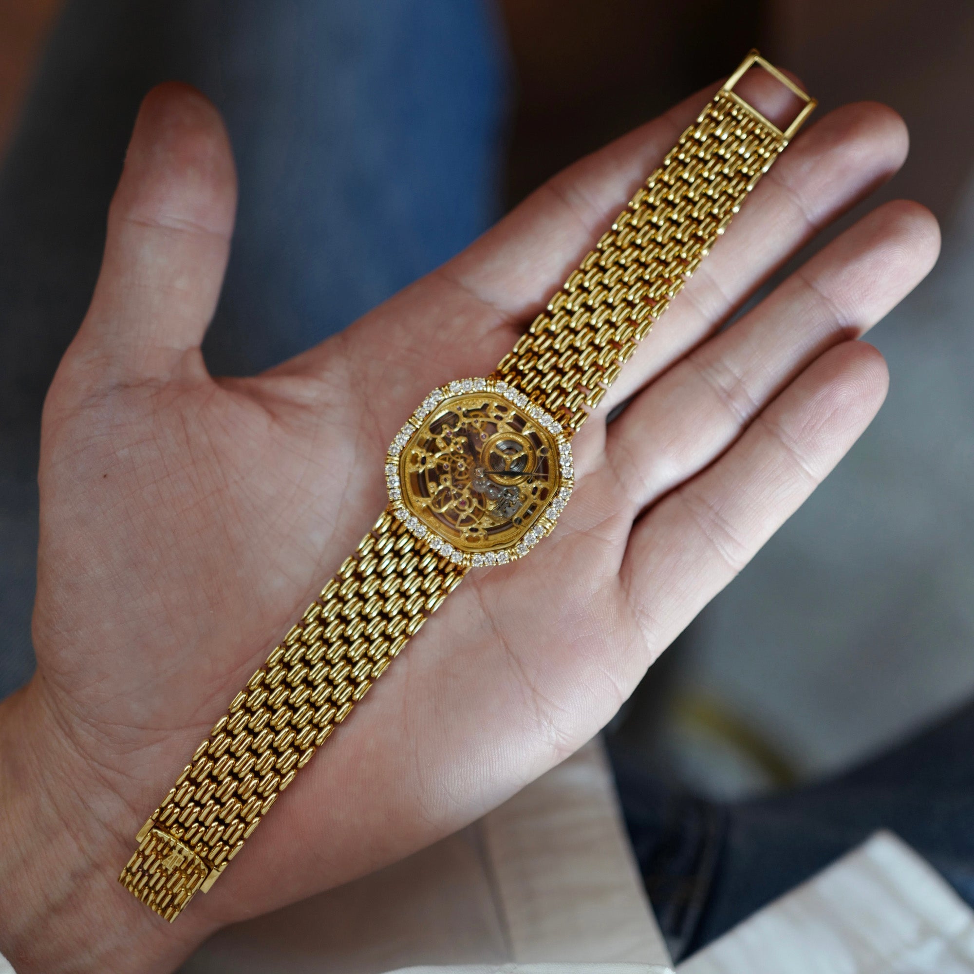 Audemars Piguet - Audemars Piguet Yellow Gold Skeleton Watch Ref. BA4266 on Bracelet - The Keystone Watches