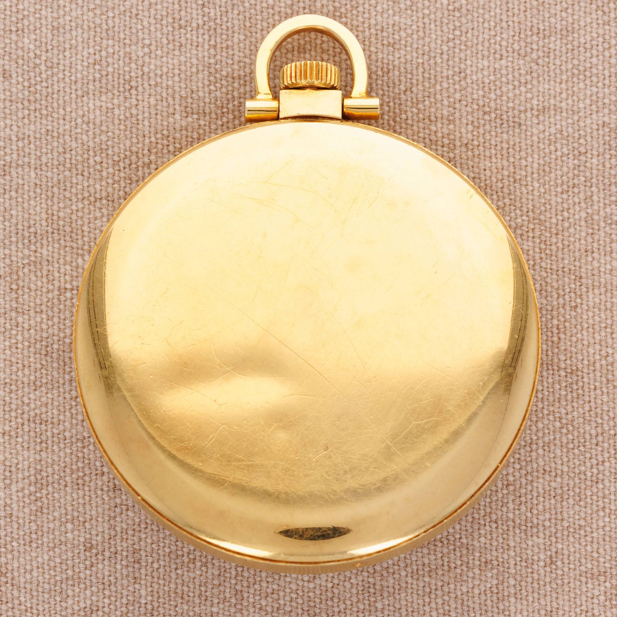 Patek Philippe - Patek Philippe Yellow Gold Perpetual Calendar Pocket Watch Ref. 725/2 - The Keystone Watches