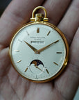 Patek Philippe - Patek Philippe Yellow Gold Perpetual Calendar Pocket Watch Ref. 725/2 - The Keystone Watches