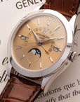 Patek Philippe - Patek Philippe Platinum Perpetual Calendar Ref. 5496 with Box and Papers - The Keystone Watches