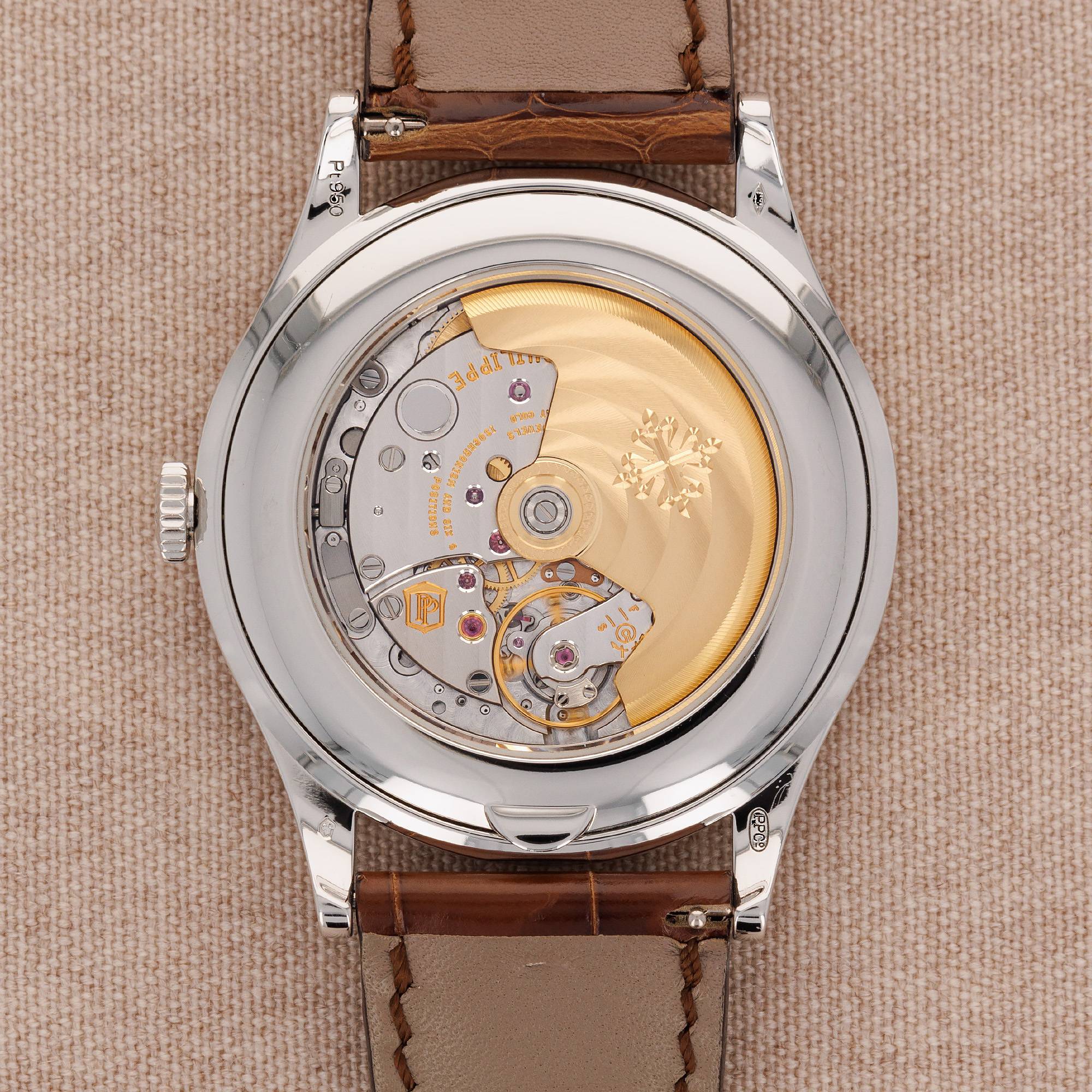 Patek Philippe - Patek Philippe Platinum Perpetual Calendar Ref. 5496 with Box and Papers - The Keystone Watches