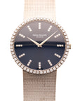 Patek Philippe White Gold Calatrava Ref. 3588 with Original Diamond Bezel