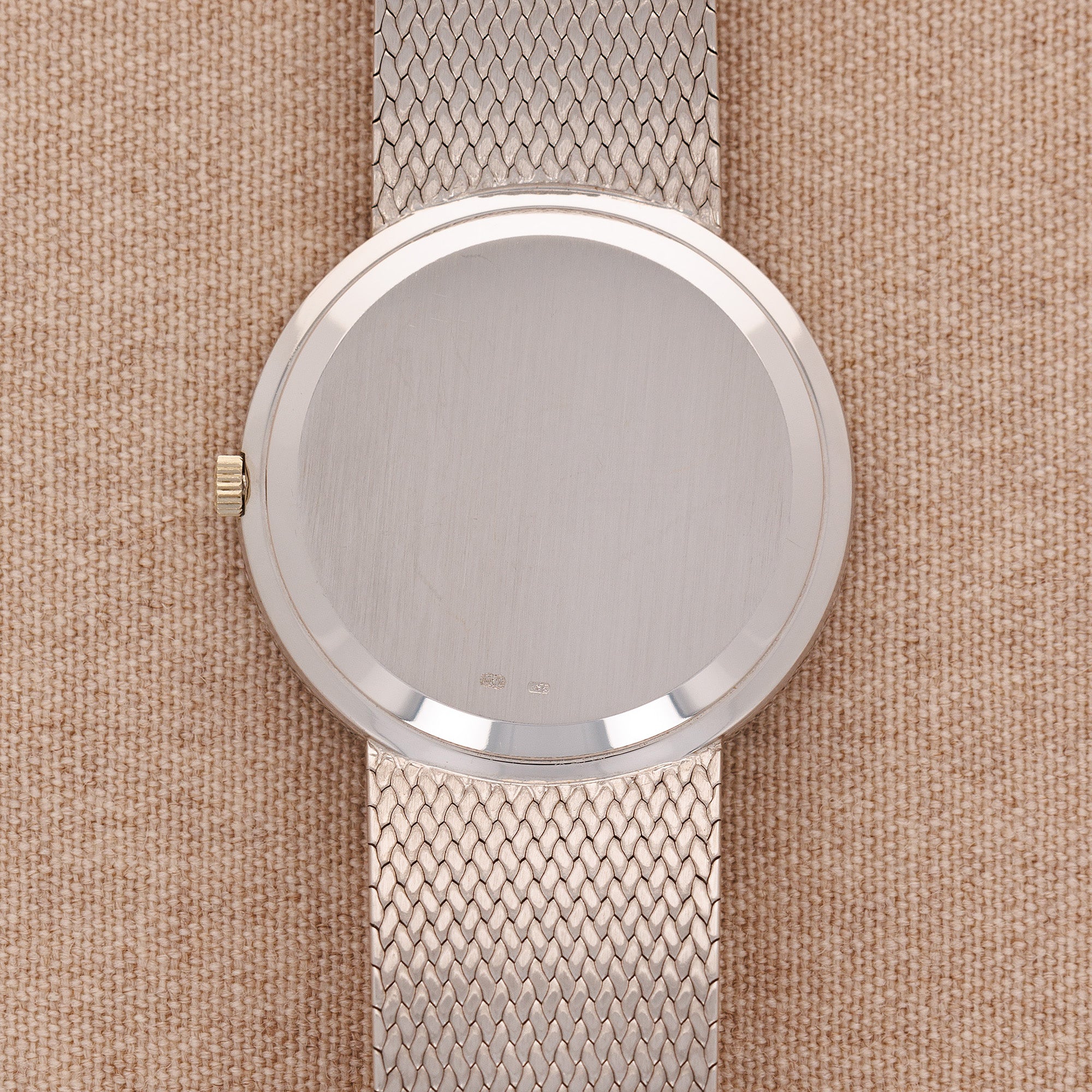 Patek Philippe White Gold Calatrava Ref. 3588 with Original Diamond Bezel