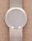 Patek Philippe White Gold Calatrava Ref. 3588 with Original Diamond Bezel