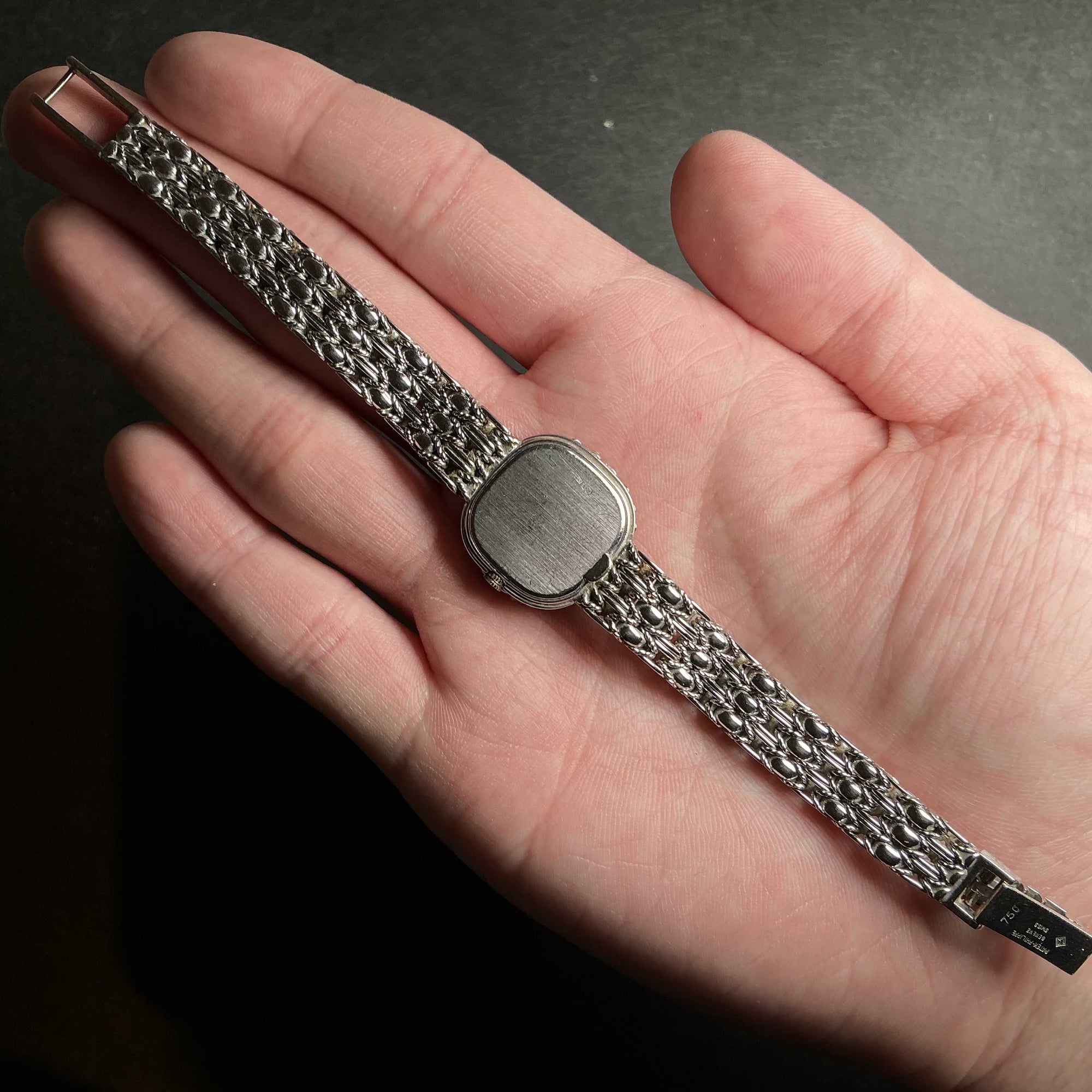 Patek Philippe - Patek Philippe White Gold Ellipse Ref. 4716 with Factory Diamonds Bracelet - The Keystone Watches