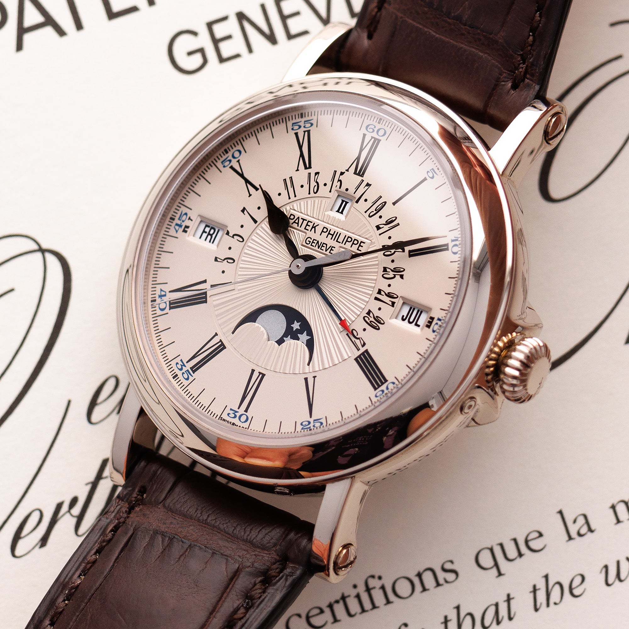 Patek Philippe White Gold Perpetual Calendar Ref. 5159