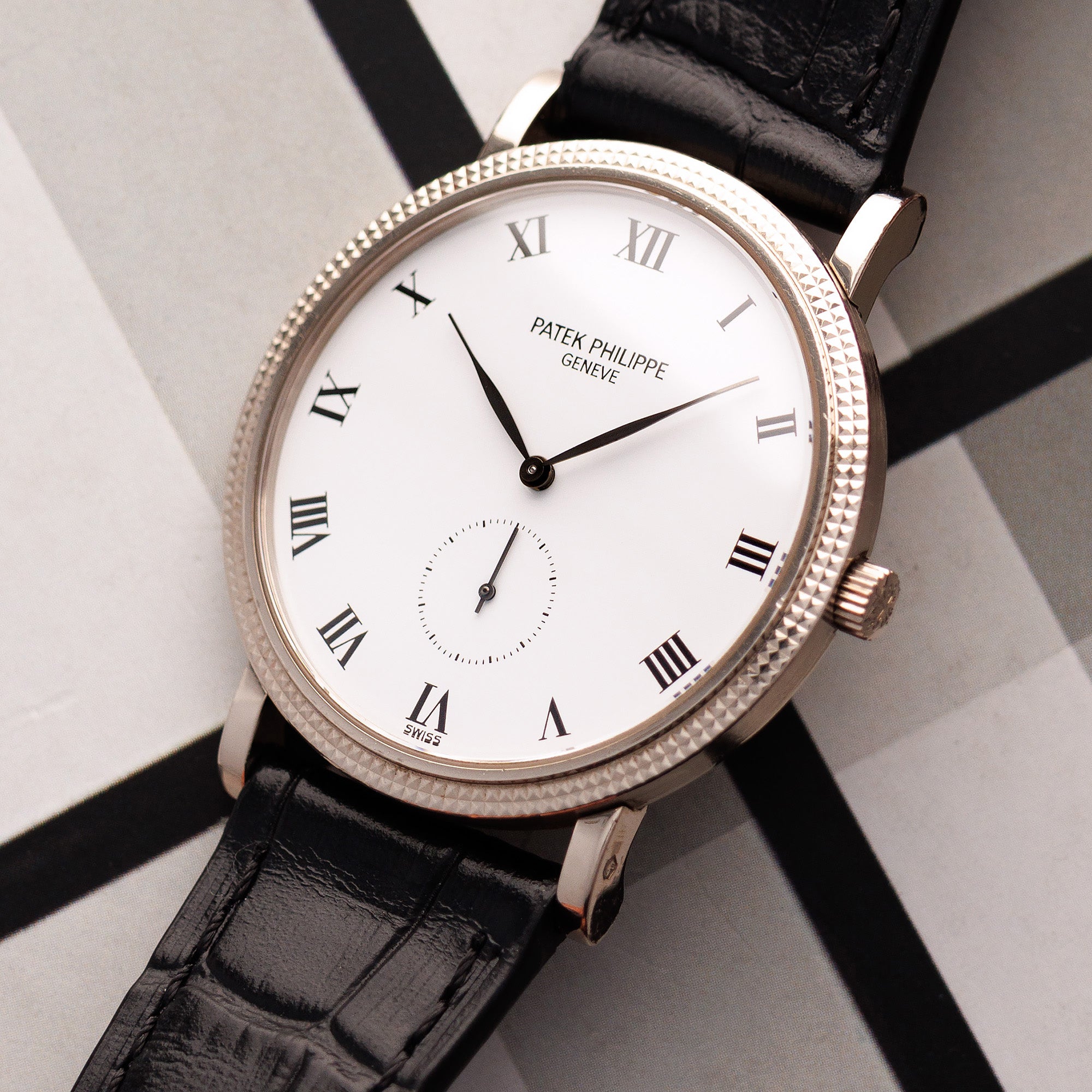Patek Philippe White Gold Calatrava Watch Ref. 3919