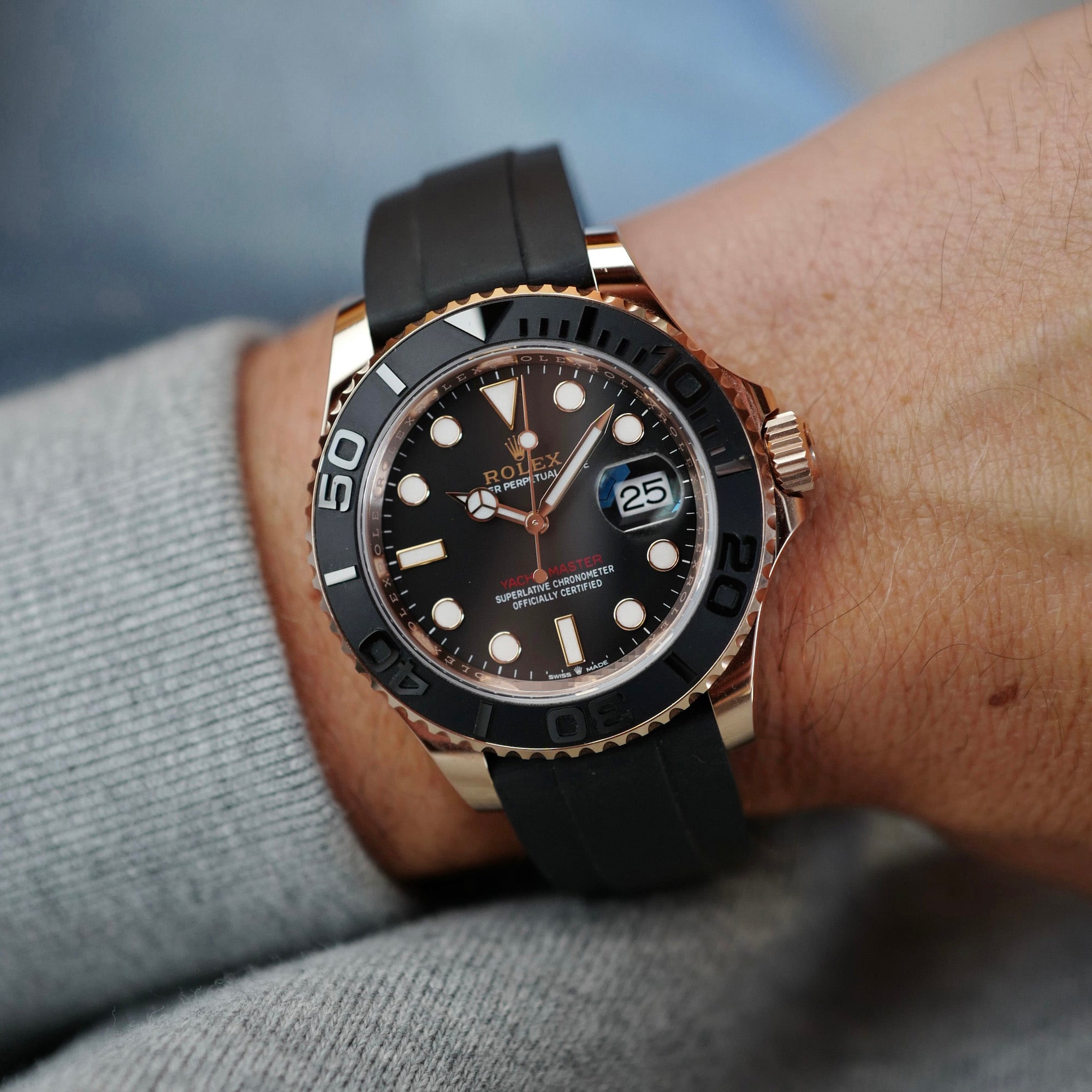 Rolex Rose Gold Yacht-Master Ref. 126655 (New Arrival)