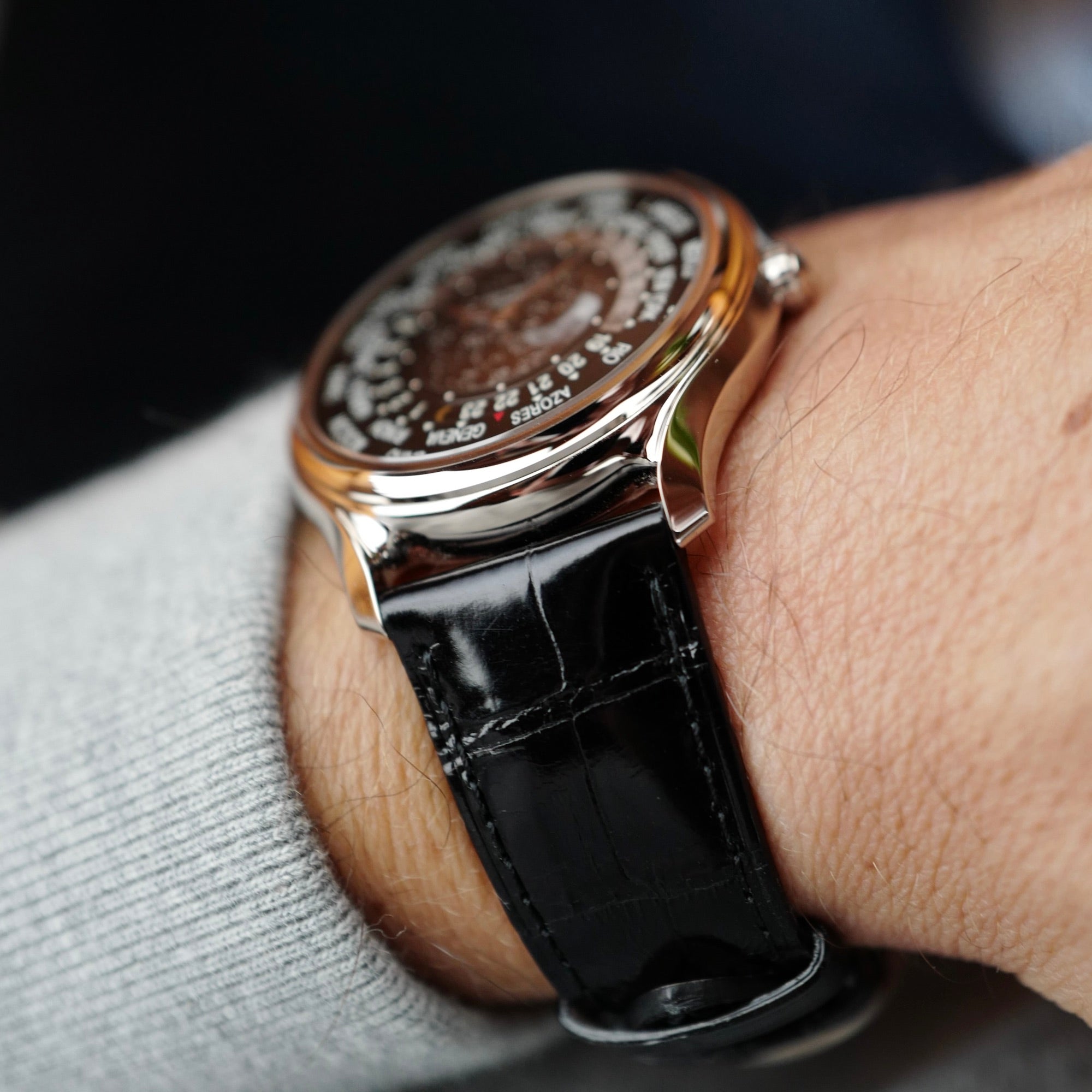 Patek Philippe - Patek Philippe White Gold World Time 175th Anniversary Ref. 5575 - The Keystone Watches