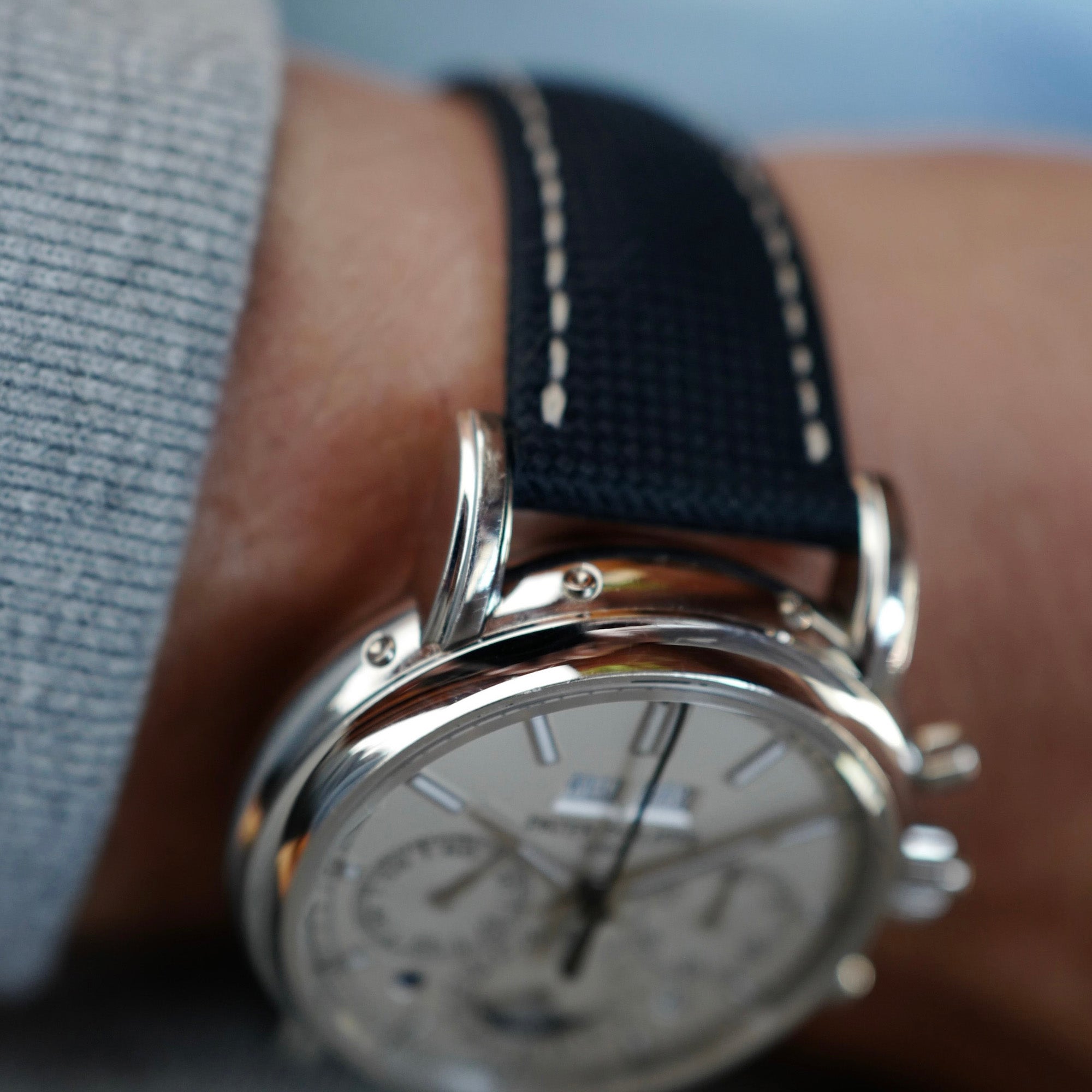 Patek Philippe Platinum Perpetual Calendar Split Seconds Watch Ref. 5204