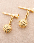Cartier Yellow Gold Golf Cufflinks (Objet)
