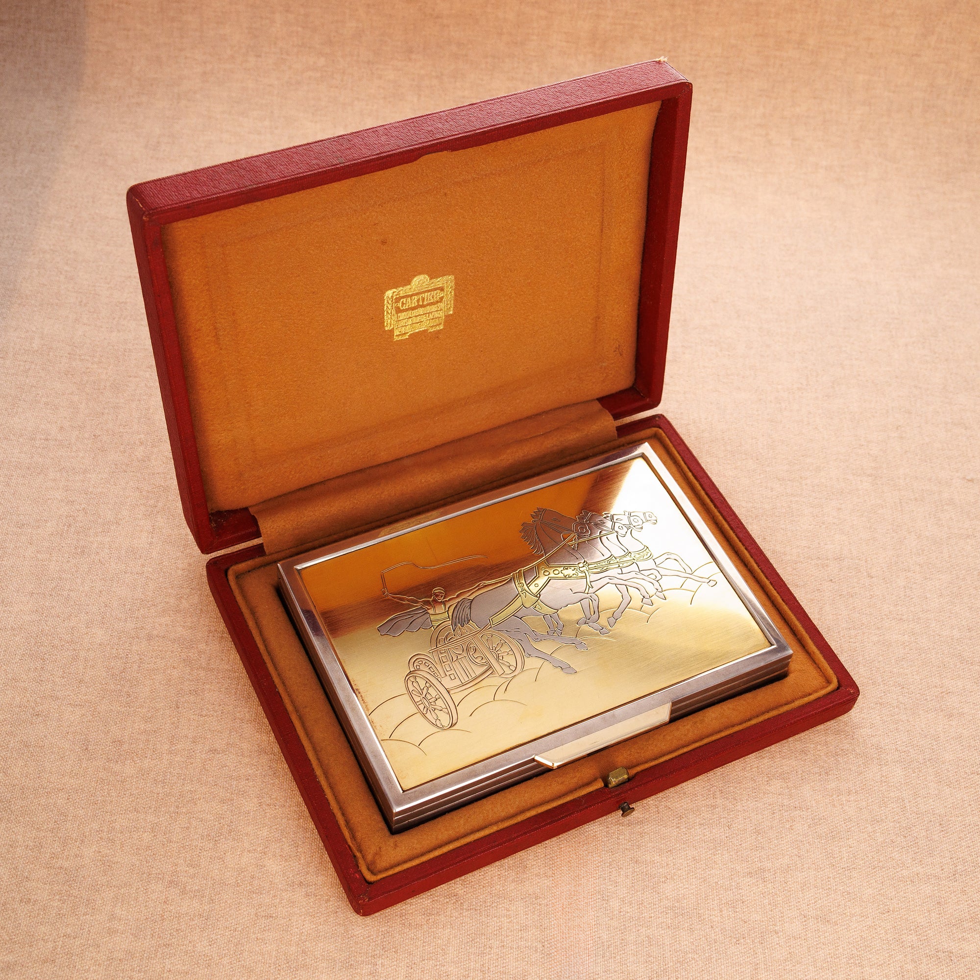 Cartier - Cartier Chariot Cigarette Box from Cartier London by Jacques Cartier (Objet) - The Keystone Watches