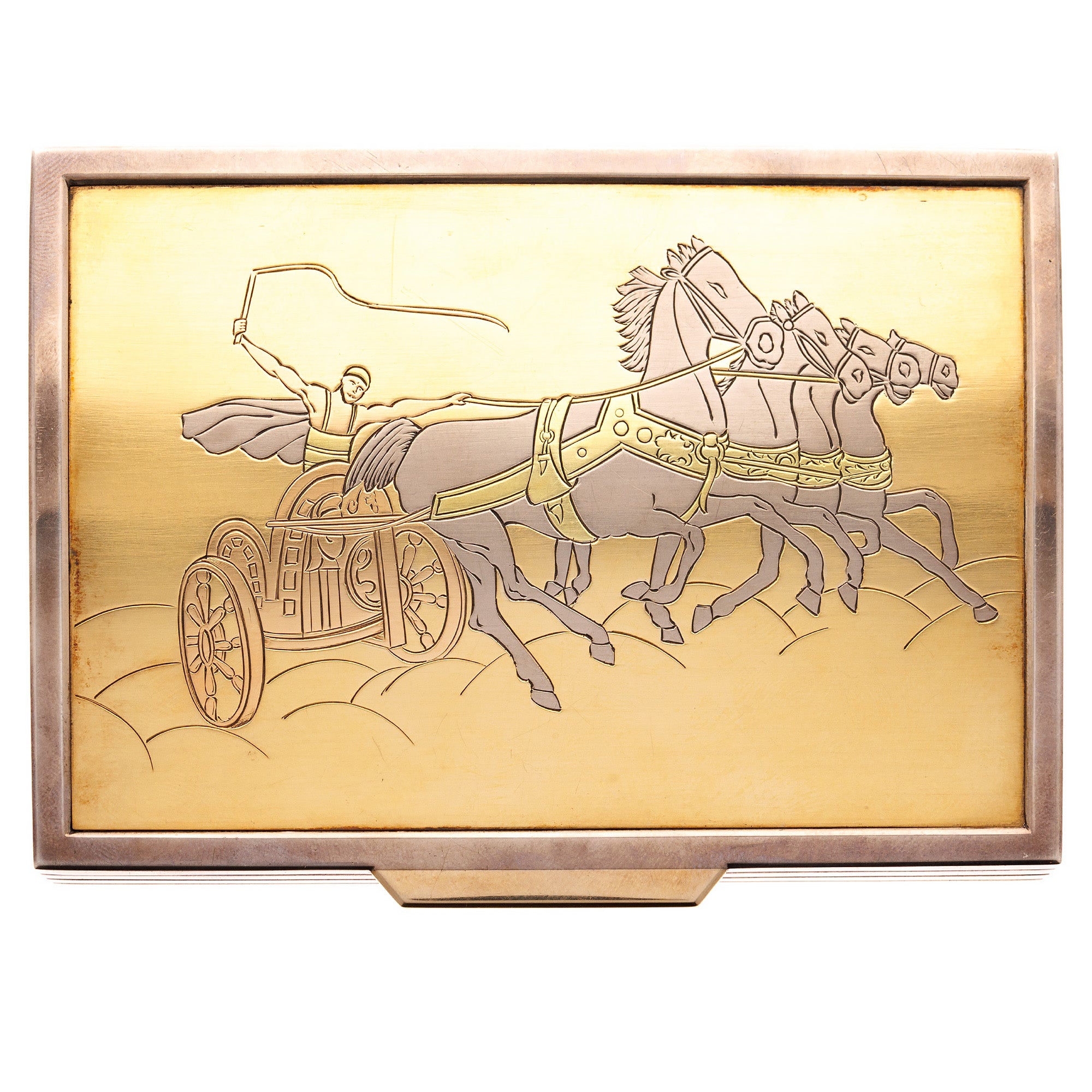 Cartier - Cartier Chariot Cigarette Box from Cartier London by Jacques Cartier (Objet) - The Keystone Watches