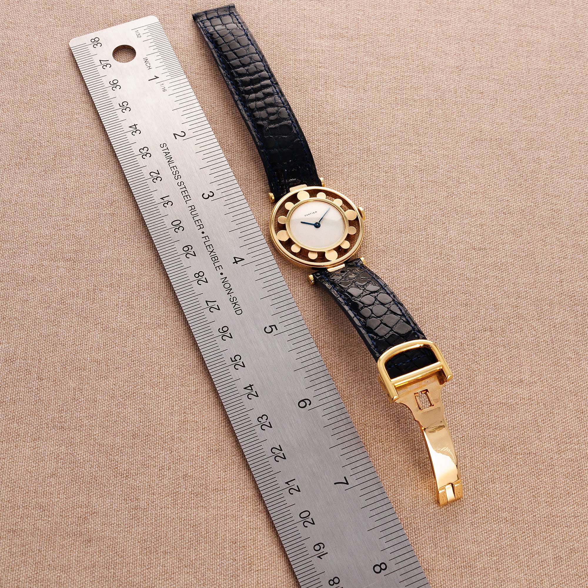Cartier - Cartier Yellow Gold Gouvernail Helm Watch, European Watch & Clock Circa 1954 - The Keystone Watches