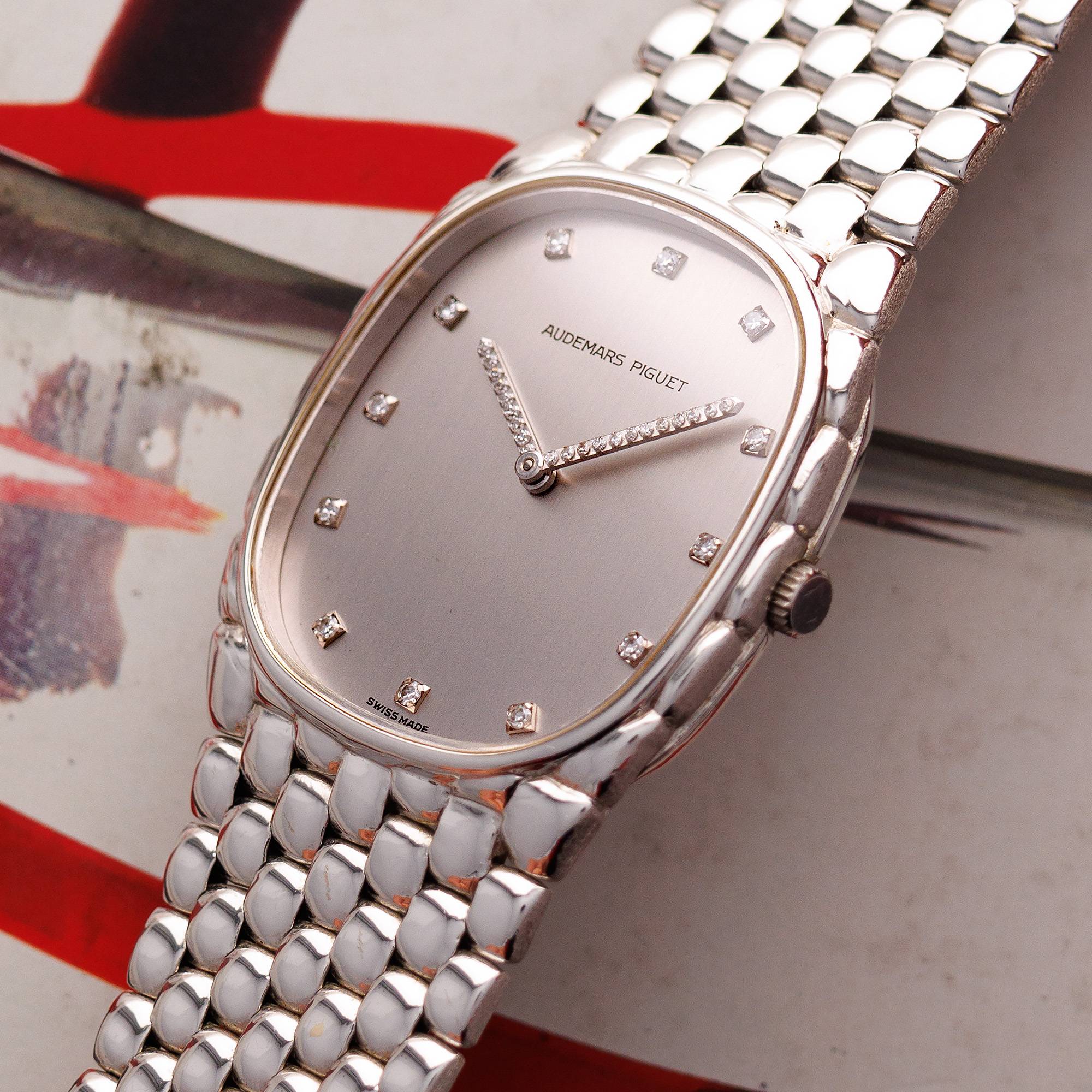 Audemars Piguet - Audemars Piguet White Gold Vintage Bracelet Watch - The Keystone Watches