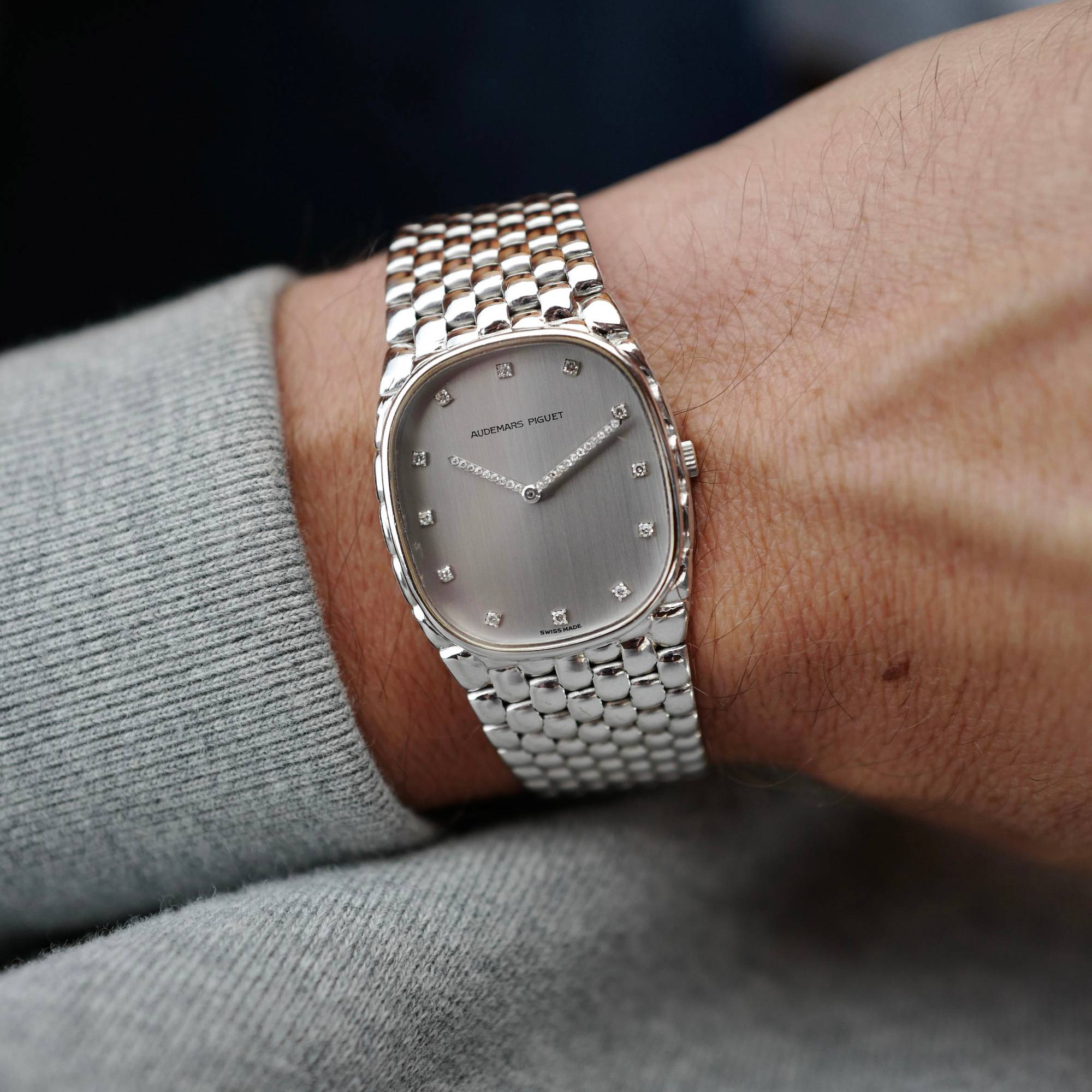 Audemars Piguet - Audemars Piguet White Gold Vintage Bracelet Watch - The Keystone Watches
