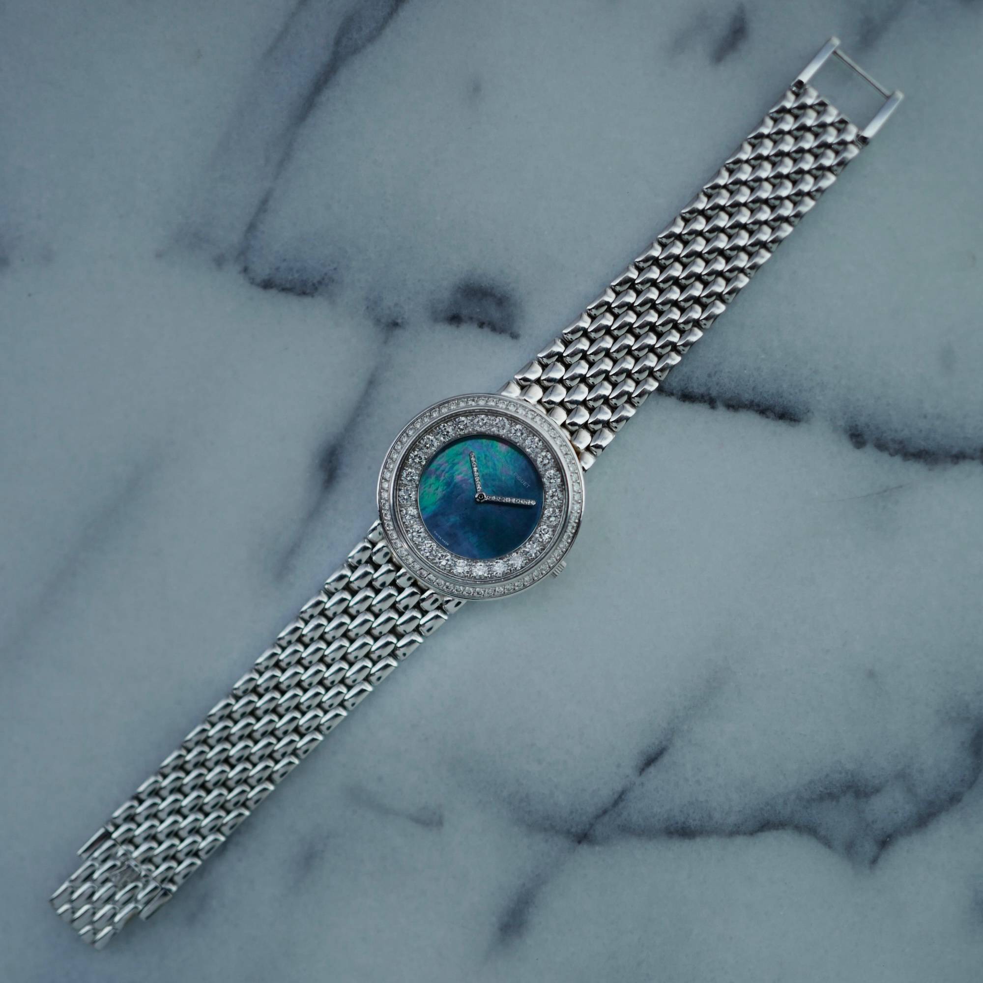 Audemars Piguet White Gold Watch with Diamonds and Beautiful Dial