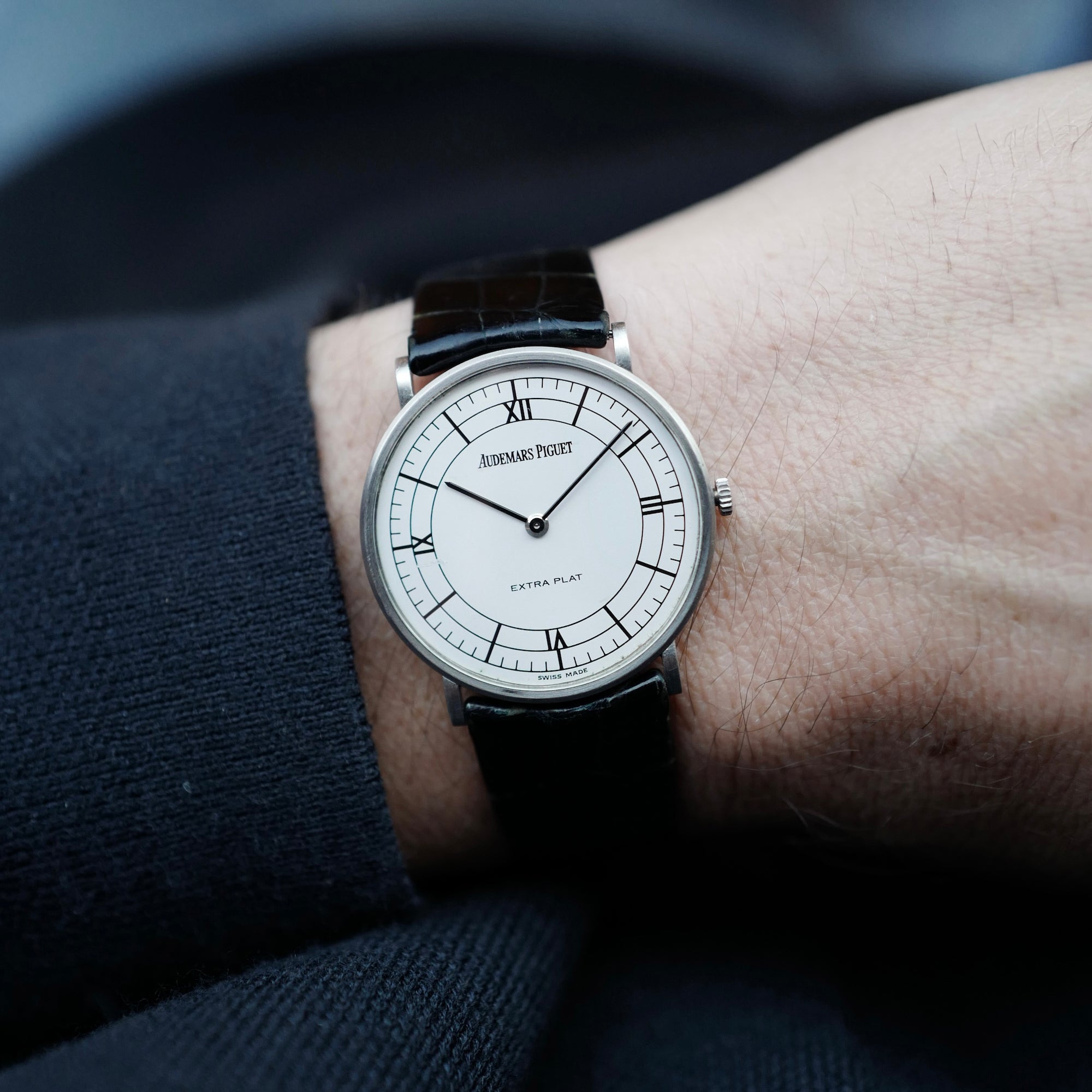 Audemars Piguet Platinum Extra-Plat Ref. 14667 in Top Condition with Original Warranty (New Arrival)