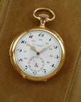 Patek Philippe Yellow Gold Pocket Watch Minute Repeater, Circa 1905