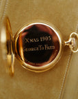 Patek Philippe Yellow Gold Pocket Watch Minute Repeater, Circa 1905