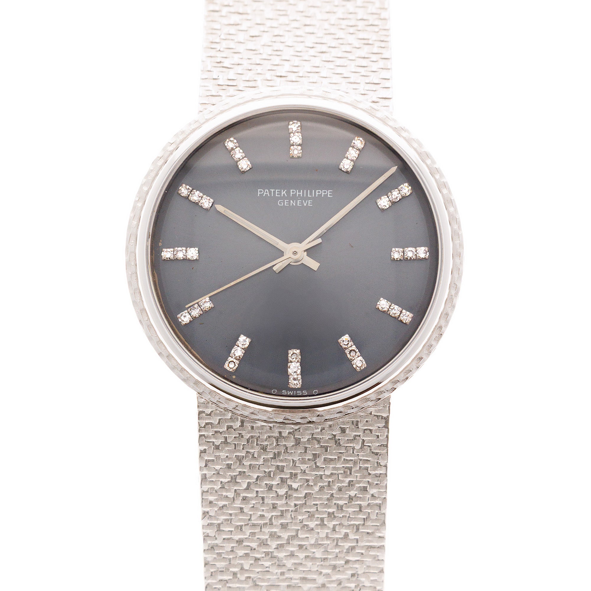 Patek Philippe - Patek Philippe White Gold Backwind Calatrava Ref. 3563 - The Keystone Watches