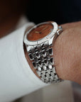 Patek Philippe Steel Neptune Watch Ref. 5080 with Salmon Dial