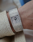 Piaget White Gold Emperador Ref. 9131 with Diamonds and Sapphires